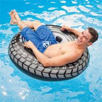 Durable Pvc Floating Ring Portable Inflatable Swimming Ring Swimming Equipment Tire Swimming Ring Lightweight Swimming Tools