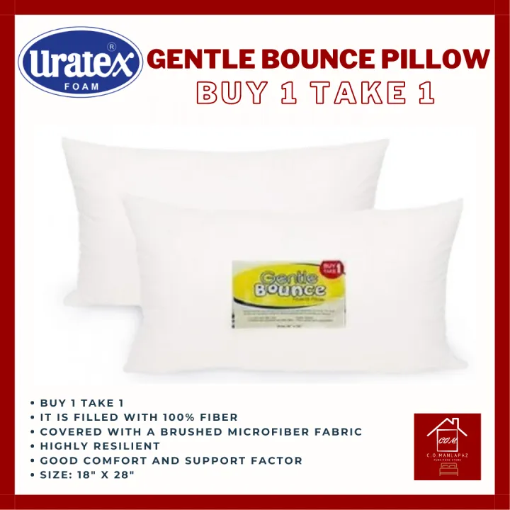 URATEX GENTLE BOUNCE PILLOW BUY 1 TAKE 1 Lazada PH