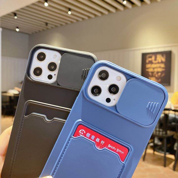 cold-noodles-soft-wallet-card-holder-เคสโทรศัพท์สำหรับ-iphone-13-12-11-pro-max-x-xr-xs-max-6-6s-7-8-plus-se2สไลด์กล้องป้องกัน-candy-cover