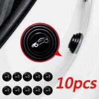 10pcs Car Door Anti-collision Silicone Anti-shock Closing Stickers Soundproof Buffer Gasket Accessories