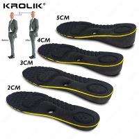 Magnet Massage Height Increase Insoles For Women Men 2/3/4/5 Cm Up Invisiable Arch Support Orthopedic Insoles Heighten Lift