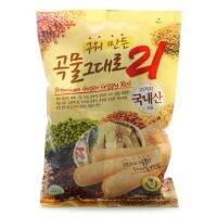 ?สินค้าขายดี? [C-Original 1pk=180g]ขนมเกาหลี GRAIN CRISPY ROLL 곡물그대로 ทำจากธัญพืช 21ชนิด สอดไส้ครีมชีสบรรจุ คริสปี้โรลเกาหลี 150G//180G