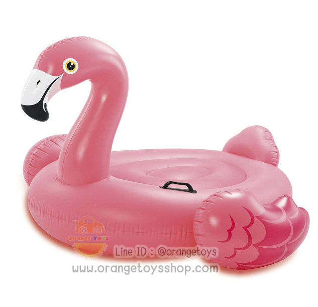 แพยางเป่าลม-แพยาง-ห่วงยางแฟนซี-แพยาง-แพยางเป่าลม-นกฟามิงโก้น้อย-สีชมพู-รุ่น-57558-intex-flamingo-รหัสสินค้า-57558