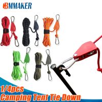 【hot】❍  1/4pcs Camping Tent Tie Down Rope Tightener Fastening Pulley Ratchet Hangers Awning Canopy Buckle Tightening Straps