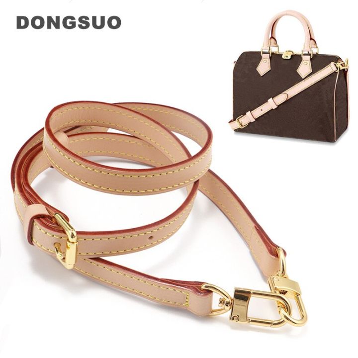 Bag strap Vachetta genuine leather strap for designer brand purse