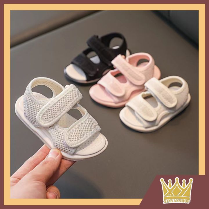 XYS Korean fabric sandals fashion breathable baby shoes boys and girls ...