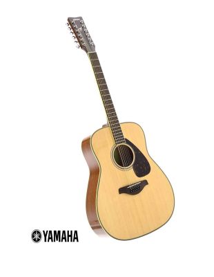 Yamaha กีตาร์โปร่ง 12 สาย ไม้ท็อปโซลิดสปรูซ รุ่น FG820-12 + แถมฟรีกระเป๋า & ประแจ & คู่มือกีตาร์โปร่ง Yamaha