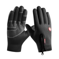 hotx【DT】 Cycling Gloves With Wrist Support Outdoor Anti-slip Windproof