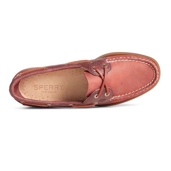 sperry-a-o-tonal-leather-รองเท้าโบ๊ทชูส์-ผู้หญิง-สีแดง-boat-sts86654