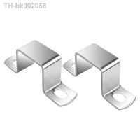 ✔ 304 stainless steel square clamp ohm right-angle bracket clamp square tube buckle riding card U-type water pipe clamp screw