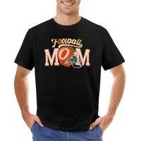 Football Mom Retro T-Shirt Quick Drying T-Shirt Blondie T Shirt Mens Graphic T-Shirts Pack แฟชั่นแขนสั้นผ้าฝ้าย แม่คือทุกสิ่ง เสื้อยืดวันแม่ วันแม่ แม่คือทุกสิ่ง