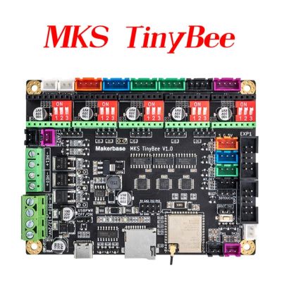ชิ้นส่วนเครื่องพิมพ์3d บอร์ดควบคุมแผงวงจรหลัก Mks Tinybee Esp32พอดีกับ Mini12864 3d การควบคุมด้วย Wifi A4988ไดรเวอร์ Tmc2209
