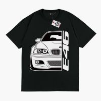 【HOT】K T-Shirt BMW E46 M3 Car Shirt Automotive T-Shirt_12100%cotton