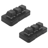 MK321 Pro 3 Key Mini Keyboard Mechanical Switch USB Connection for Office Game Multimedia Mechanical Keyboard