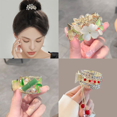 New Tassel High Ponytail Clip Pearl Headdress Exquisite Hair Accessories