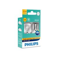 PHILIPS หลอดไฟเลี้ยวแสงสีส้ม รุ่น S25 Ultinon LED [2 หลอด]