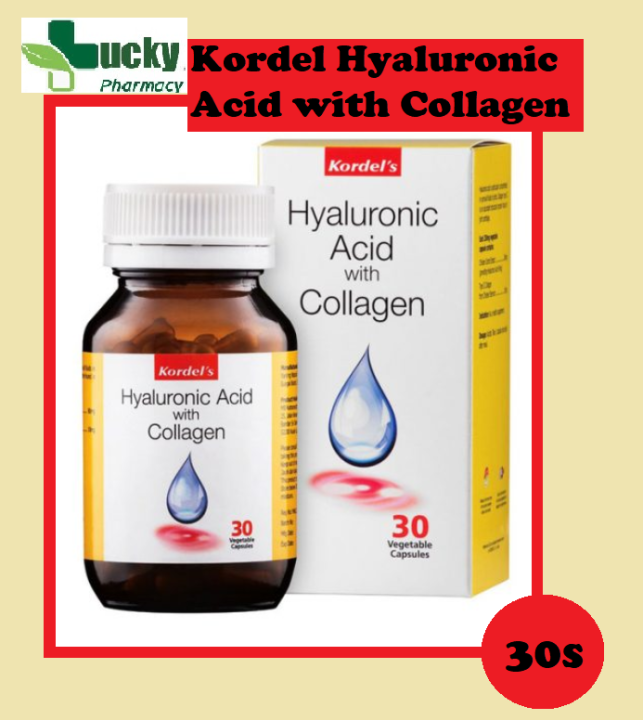 kordel's hyaluronic acid with collagen 30s LUCKY PHARMACY Lazada