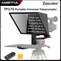 Bestview TP170 Teleprompter แบบพกพาขนาด17นิ้วอเนกประสงค์สำหรับกล้อง DSLR กล้องสตูดิโอไอแพดสมาร์ทโฟนบันทึกการสัมภาษณ์