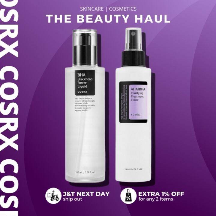 Cosrx AHA BHA Clarifying Treatment Toner Salicylic Acid BHA Blackhead