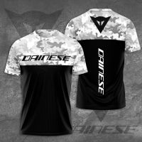 Dainese Racing All Over พิมพ์3D Camo Unisex Casual เสื้อยืดฤดูร้อนแขนสั้นผู้ชายเสื้อผ้าขนาดใหญ่ Tee Tops