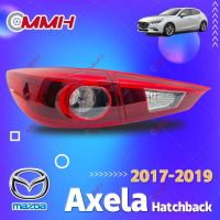 Mazda Axela hatchback 2017-2019 เสื้อ​ไฟท้าย ไฟท้าย​แต่ง ไฟท้ายไฟเบรค​ ไฟเลี้ยว Taillamp Taillight ไฟท้าย​ พร้อมทับทิม ไฟท้ายกันชนหลังสําหรับ​ ทับทิมในฝาท้ายไฟท้าย