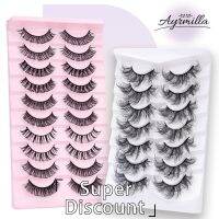 AYRMILLA 3D Mink Lashes Natural Soft False Eyelashes Dramatic Volume Faux Eyelash Extension Makeup Tools maquiagem Wholesales