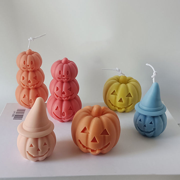 pumpkin-shaped-candle-mold-christmas-gifts-craft-mold-diy-candle-making-molds-pumpkin-candle-silicone-mold-soap-resin-chocolate-mold