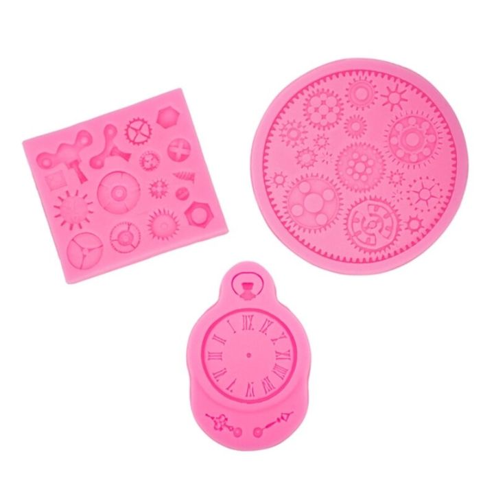 clocks-gear-silicone-mold-chocolate-candy-mold-for-diy-dessert-ice-block-mold-drop-shipping-ice-maker-ice-cream-moulds