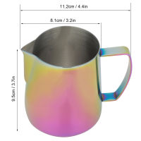 Stainless Steel Coffee Frothing Pitcher Pink Thicken 400ML600ML Milk Jug Cream Frother Pitcher Latte Art Cup Bar Accessory