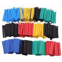 530pcs/Set Polyolefin Shrinking Assorted Heat Shrink Tube Wire Cable Insulated Sleeving Tubing Set 2:1 Waterproof Pipe Sleeve Electrical Circuitry Par