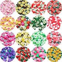 20/50/100pcs 10mm Mixed Fruit Clay Spacer Beads Polymer Clay Beads For Jewelry Making Diy Bracelet Necklace Handmade Accessories DIY accessories and o