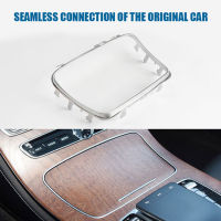 Center Console Ashtray Cup Holder Strip Trim Chrome Frame for Benz E Class W213 2015-2020 Car Accessories