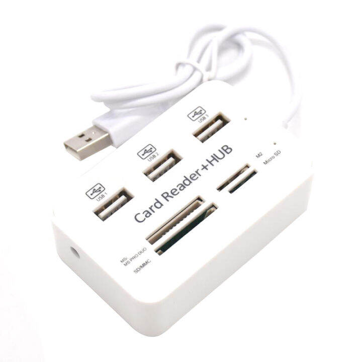 1-piece-3-port-usb-hub-2-0-splitter-combo-card-reader-7-in-1-portable-support-tf-sd-m2-sdhc-card-read-write