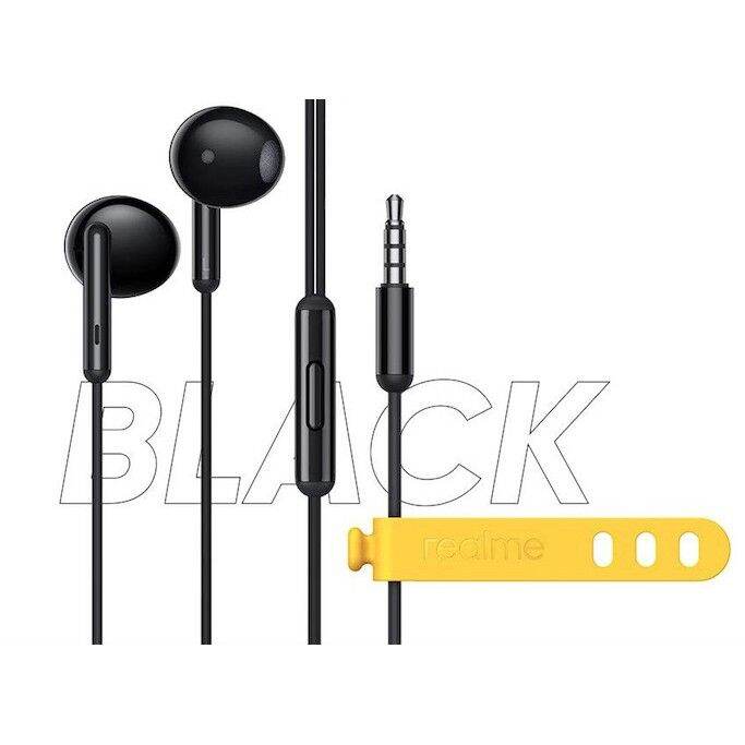 realme buds earphone classic black