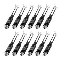 【CC】 10 75 Ohm to 300 Matching UHF/VHF/FM Converter Adapters with F Female Jack TV Radio