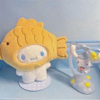 【LZ】⊙✲▨  Sanrio 14Cm Cinnamoroll Snapper Cruz Vestir Boneca De Pelúcia Kawaii Animes Desenhos Animados Plushie Brinquedos Presentes Para Meninas Crianças