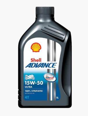 SHELL น้ำมันเครื่องสังเคราะห์ Advance Ultra 15W-50 (1 ลิตร)