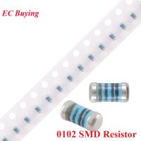 50pcs 0102 SMD Resistor Cylindrical Color Ring Chip Wafer Resistance 1 100R 200R 1K 2K 3.3K 4.7K 10K 20K 100K 200K 1M Ohm