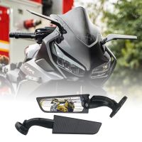 ปีกลมปรับได้ Spion Motor 2ชิ้นกระจกมองหลังหมุนได้สำหรับฮอนด้า CBR250R CBR300R CBR500R Bs1 CBR650R CBR600R