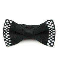 Nice Stylish Colorful Dot Solid Plaid Striped Knit Bowties Mens Lovely Butterfly Red Blue Bow Tie Accessory Gift High Quality