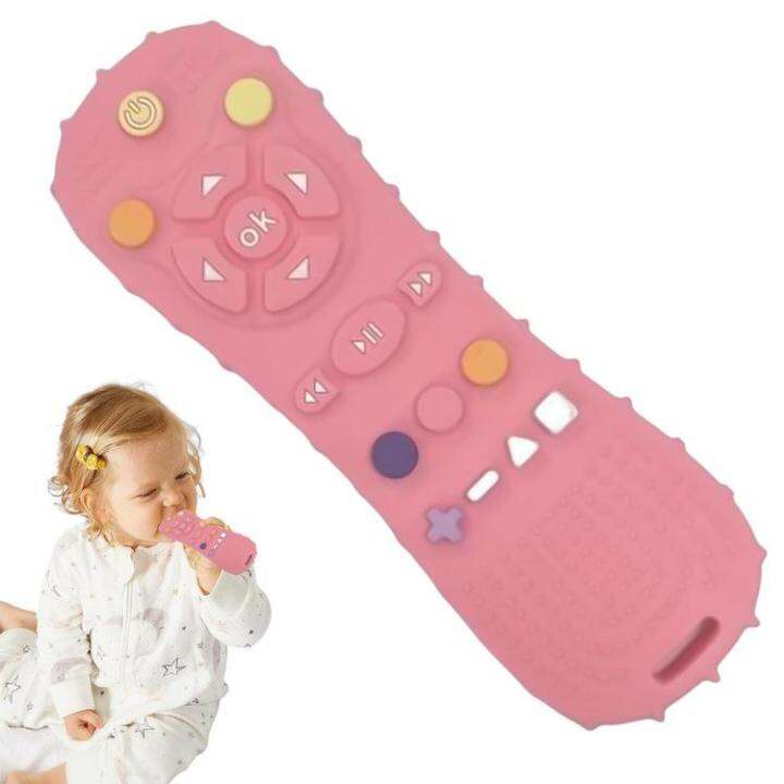 teething-remote-safe-remote-control-shaped-hand-teething-toys-easy-to-clean-hand-teethers-chew-toys-silicone-teething-toys-for-kids-opportune