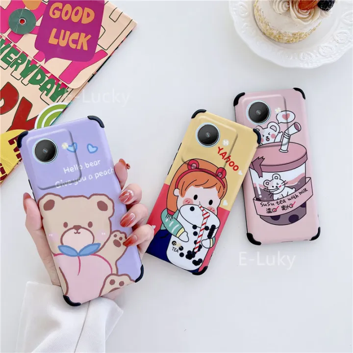 Ins Casing REALME C30 / Narzo 50i Prime 2022 NEW Cute Matte Cartoon ...