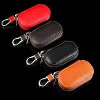 ✱▽ Women Keychain Covers Men Key Holder Leather Car Key Wallets Housekeeper Keys Organizer Zipper Key Case Bag Unisex Pouch Purse