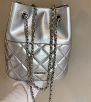 ☃● Chio2nd silver train bucket bag women 2023 new summer niche diamond chain messenger bag