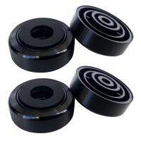 4pcs Amplifier Turntable Shock Absorption Home HIFI Player Cabinet Damping 30x11mm Audio Isolation Durable Speaker Feet Pad