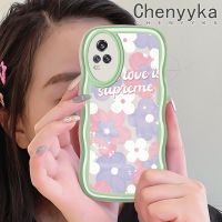 เคส Chenyyyka สำหรับ VIVO S7 V20 Pro ลายการ์ตูนดอกไม้น่ารักขอบดีไซน์ใหม่เคสโทรศัพท์แบบใสกรอบซิลิโคนนิ่มป้องกันเลนส์กล้องเคสโปร่งใสกันกระแทก