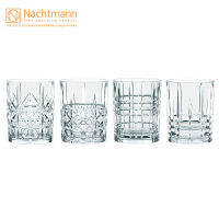 Nachtmann Highland เซ็ตแก้วน้ำ 4 ใบ 4 ลาย แก้วคริสตัล แก้วน้ำ แก้วร็อค