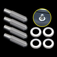 8PCS Car Modified Door Bolt Lock Pin Auto Door Bolt For Mercedes Benz C Class W205 GLC X253 GLE E class W213(About 9.5mm)