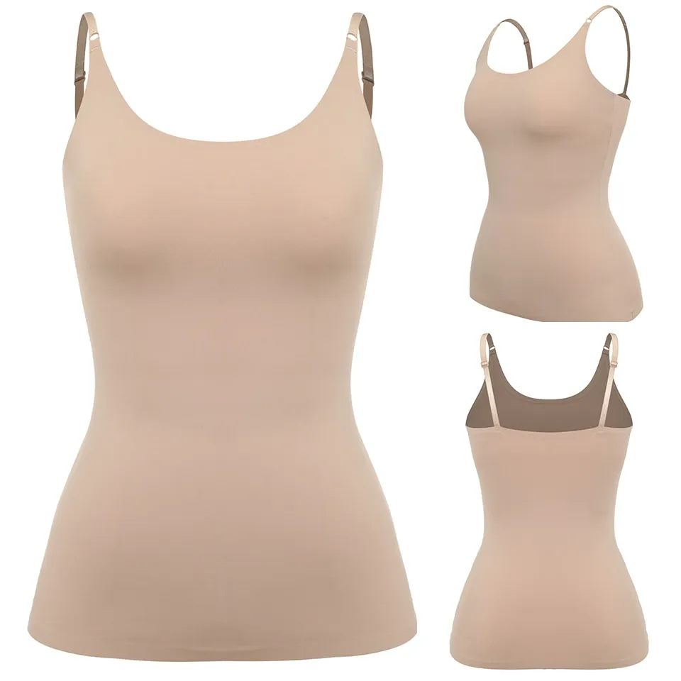 Women Tummy Control Shapewear Smooth Body Shaping Camisole Tank