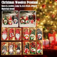 Christmas Wooden Pendant Merry Christmas Tree Decorations for Home 2022 Cristmas Ornament Xmas Navidad Gifts Happy New Year Q4G2